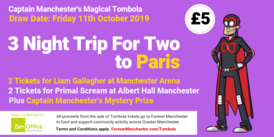 Captain Manchester’s Magical Tombola – 11th October 2019
