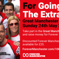 Discounted places available for Great Manchester 10k Run.