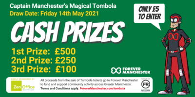 Captain Manchester’s Magical Tombola – Friday 14th May 2021