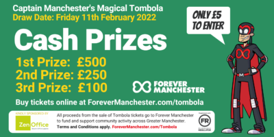 Captain Manchester’s Magical Tombola – Friday 11th February 2022