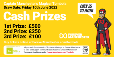 Captain Manchester’s Magical Tombola – Friday 10th June 2022