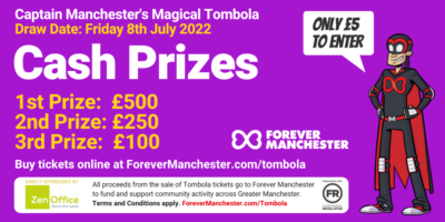 Captain Manchester’s Magical Tombola – Friday 8th July 2022