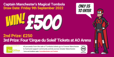 Captain Manchester’s Magical Tombola – Friday 9th September 2022