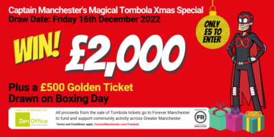 Captain Manchester’s Magical Tombola Christmas Special – Friday 16th December 2022